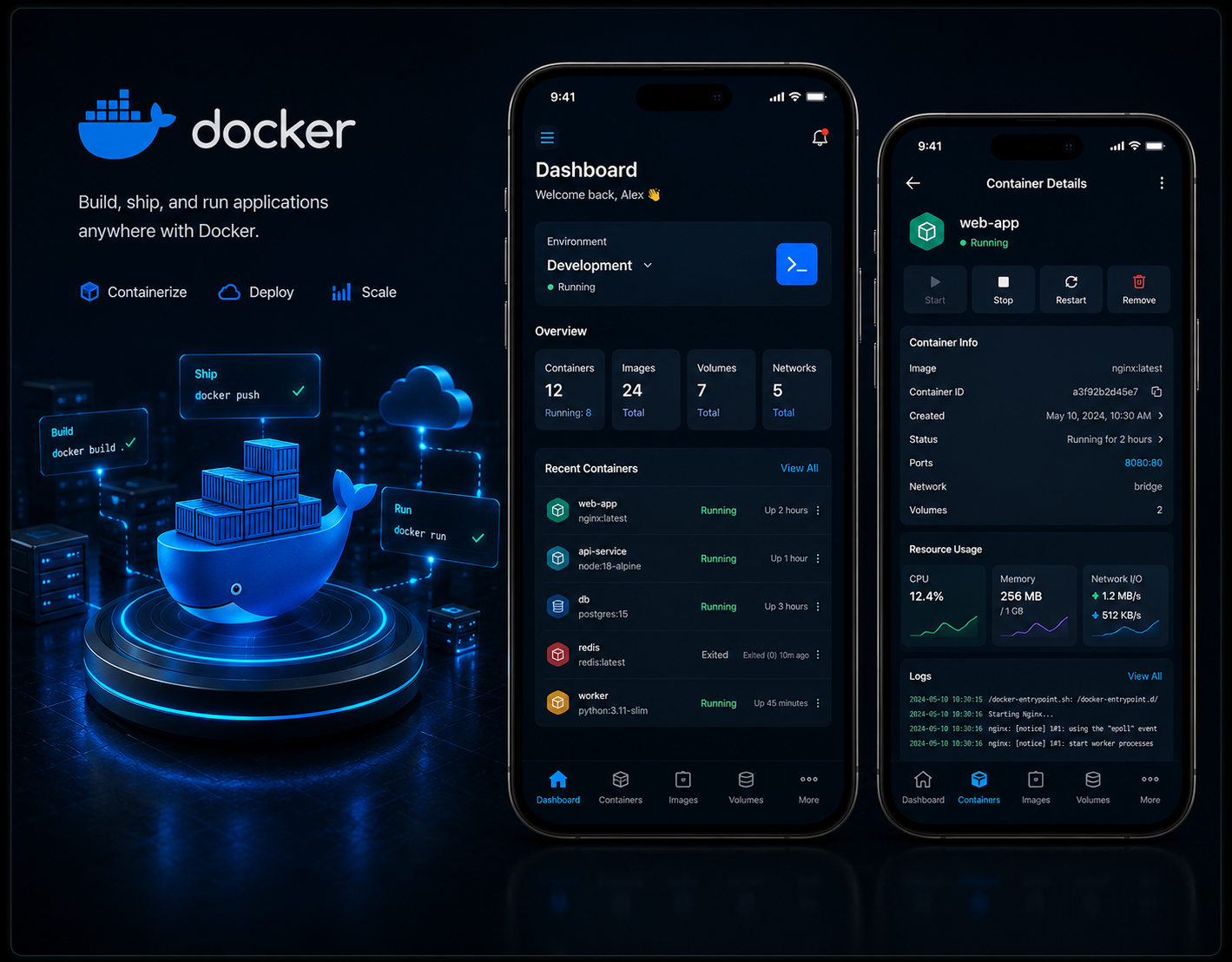 Docker Container Manager